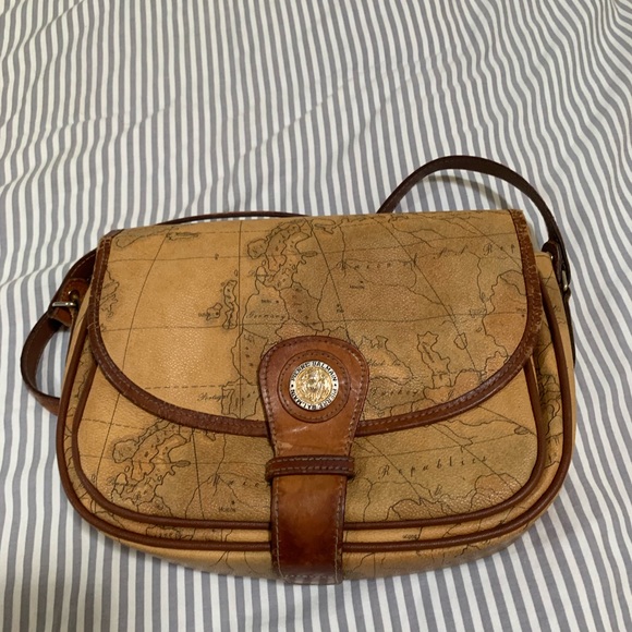 Pierre Balmain | Bags | Balmain Vintage Map Purse | Poshmark